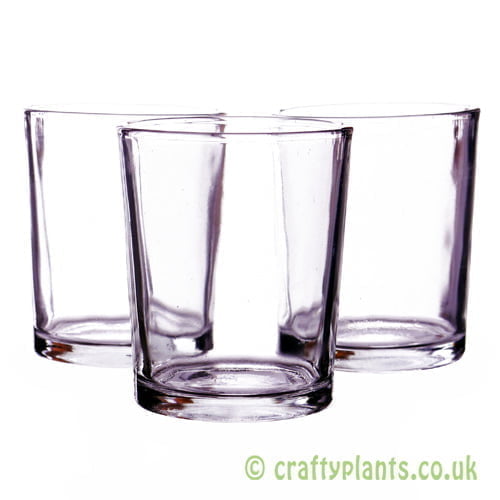 5.5cm glass pots pack of 3 for airplants by craftyplants