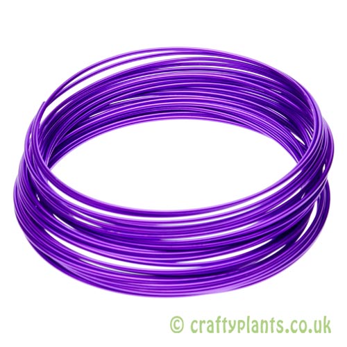 Purple Tillandsia wire 10m roll from Craftyplants