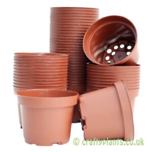 9cm plastic plant pots by craftyplants